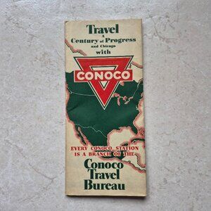 Vintage Road Map--Chicago